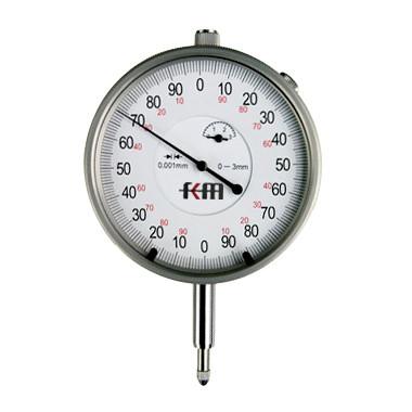 China 0-3mm Travel Metric Dial Indicator Gauge Graduation 0.001mm High Precision Reading for sale