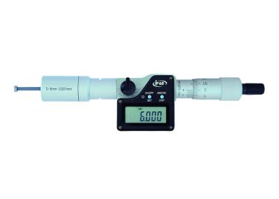 China 5-6mm IP65 Carbide Tipped Digital 3 Point Micrometer For Inside Diameter for sale