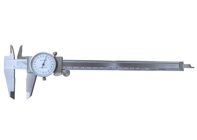 China 0-200mm Stainless Steel Dial Caliper with Shockproof for sale