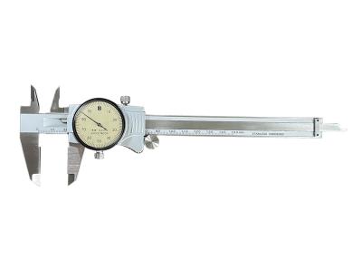 China 0-150mm Metal Casing Dial Caliper with 0.02mm Graduation Measuring Device for sale