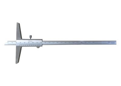 China 0-200mm Stainless Steel Hardened Vernier Depth Caliper for sale