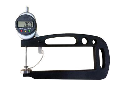 China 0-25.4mm Digital Thickness Gauge 200mm Measuring Depth With Grip Handle for sale