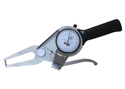 China Kleine keel Type 0-20mm Buiten Dial Caliper Gauge Met 0.01mm Graduatie Te koop