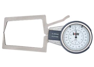 China 10-20mm Mechanical Outside Dial Caliper Gauges Graduation 0.0005′′ for sale