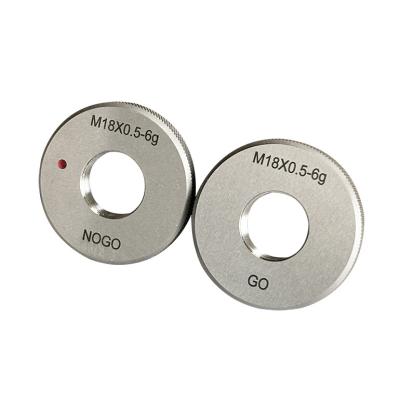 China Range M18 Metric Thread Ring Gages GO And NO GO Types for sale