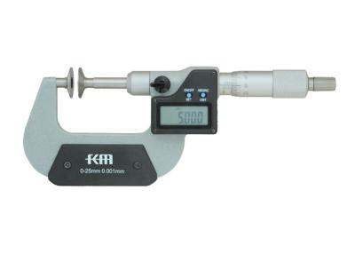 China 0-25mm IP65 Digital Disk Micrometer Non-rorating Spindle for sale