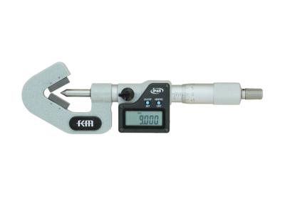 China Measuring Range 1-15mm Electronic Digital V-anvils Micrometer With 0.002mm Precision for sale