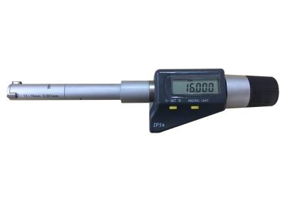 China IP54 Protection Degree Digital Three Point Internal Micrometer with Extension Rod 12-16mm and 0.004mm for sale