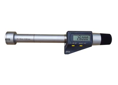 China 25-30mm Three Point Internal Micrometer with IP54 Protection and Metric/Inch Conversion for sale