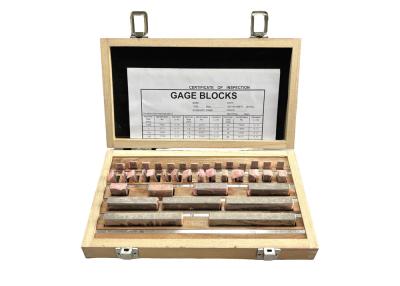 China 38Pcs Steel Metric Rectangular Gauge Blocks with DIN861 Standard for Precision Verification for sale