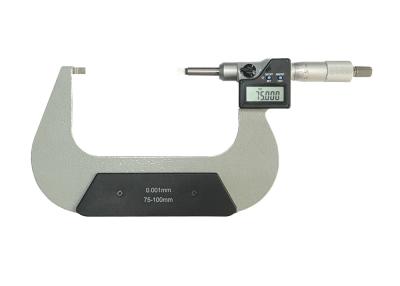 중국 75-100mm Blade Micrometer 내구적인 측정을 위해 단단하고 땅 스핀들 판매용