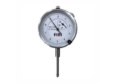 China 0-30mmx0.1mm Mechanical Pointer Dial Indicator Gauge Metric Measurement for sale