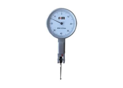 China 0-0,8 mm metric dial test indicator met 0,01 mm graduatie horizontaal type Te koop