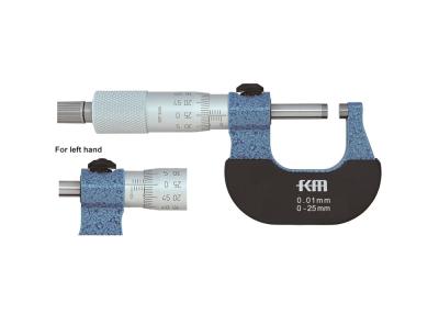 China 0-25 mm Micrometer voor links en rechts Te koop