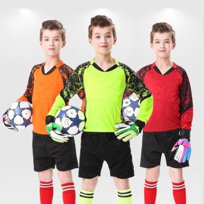 China Sets Kids Goalie Uniform-Suit-Soccer Jersey-Pants-Soccer-Clothes Adult Training Uniform for sale