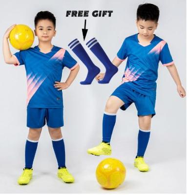 China Sets Kids Custom Logo Number Blank Soccer Jersey Football Jersey Training Basketball Uniform for sale