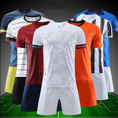 China Custom Made Soft Breathable Elastic Football Shirt Football Shirt Thailand Football Uniform Tank Top for sale