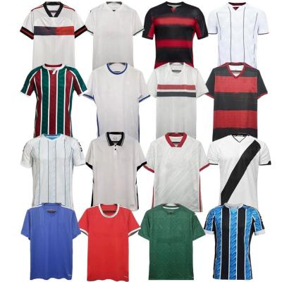 China Brazil Futbol Camisa Tailandesa Camisa Futbol Camisetasd Taylandesa Camisas Futebol Elastic Breathable Smooth Breathable Soccer Jersey for sale