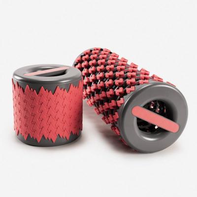 China Portable Adjustable Foldable Foam Roller With Logo Physical For Therapy Exercise Deep Tissue Muscle Massager for sale