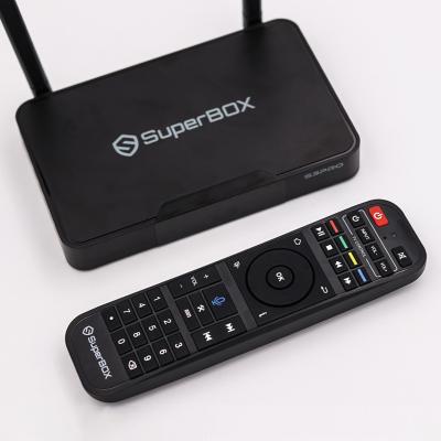 China Last 2021The Set Top Box English Android 9.0, 2GB With 32GB Memories Superbox S3 Pro With Voice Remote Control 100*100*30mm Free Air for sale