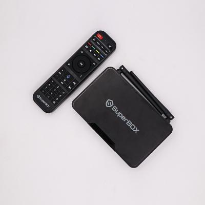 China Superbox S3 Set Top Box Android 9.0 Pro Android 9.0 Set Top Box With Voice Control Hotkeys Functions Support Remote And Playback for sale