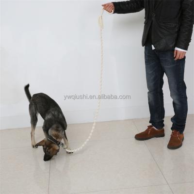 China Factory Stocked Wholesale Macrame Dog Leash Rope Dog Lead Dog Accessories for sale