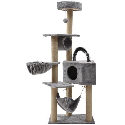 China Cats Climbing Tree House Cat Toy Hammock for Scat Scratcher Tower Housing for sale