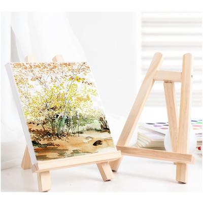 China A-frame Customized Modern Mini Painting Easels Art Painting Display Stand Simple for Artist Adults Kids Students for sale