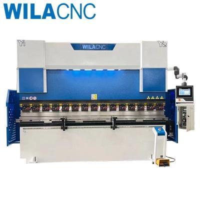 China Building Material Shops Hot Sale 125T 3200/4000MM CNC Hydraulic Sheet Metal Bending Machine Press Brake Machine Delem Controller for sale