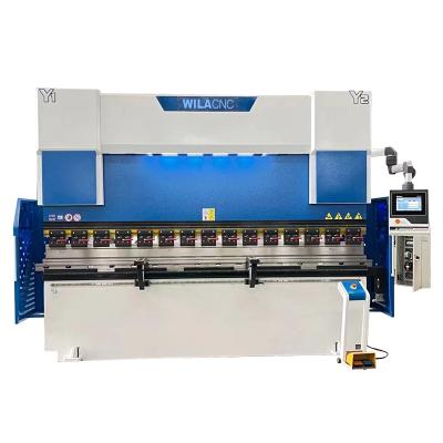 China Building Material Stores WILACNC WC67YK CNC System Hydraulic Press Brake Stainless Steel Strip Bending Machine for sale