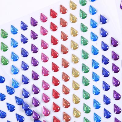 China Notebook Decoration SHANLE 3D Sticker Small PVC Vinyl Decal Diary Deco Fun High Quality Custom Epoxy Stickers Raindrops Crystal Sticker for sale