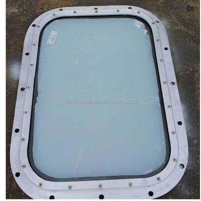 China CCS Marine Customized Aluminum Rectangular Fixed Boat Window for sale