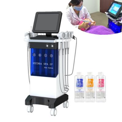 China Facial Exfoliators Machine Skin Tightening RF Hydra Device Private Label Rejuvenated Skin Microdermabrasion Machine for sale