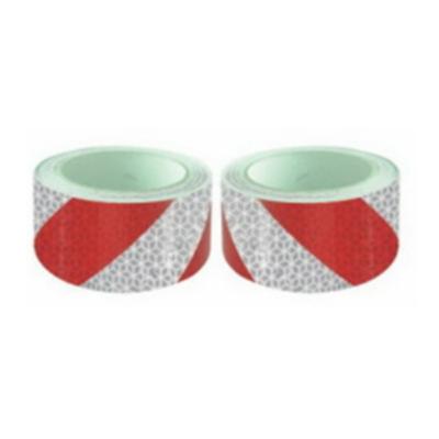 China Suitable for marking hazards in an industrial medium industrial reflective tape, micro prismatic+ red printing for sale