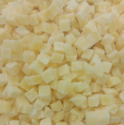 China IQF FROZEN frozen potato dices or cubes with low factory prices and good quality for sale