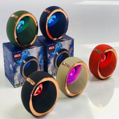 China EZCast Box Speakers 3D Mini Electroplating Table Speaker Radio Support U Disc Colorful Wireless Subwoofer Outdoor Speaker BT for sale