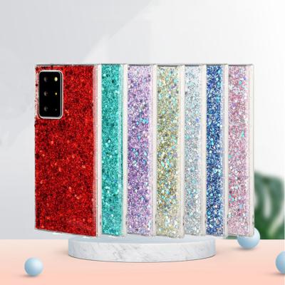 China Luxury Shockproof Design Epoxy Girls Glitter Phone Case For Samsung Galaxy Note 20ultra 10plus A10S A20E A30 A40 A50 A60 A70S A80 M30 for sale