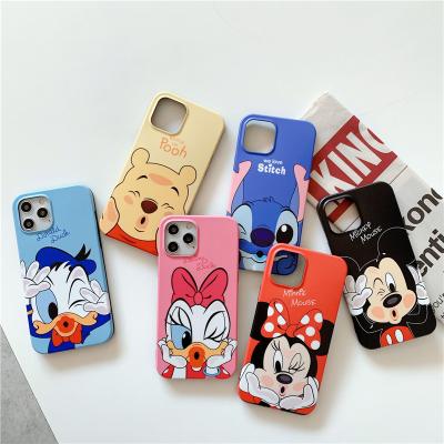 China Cute Soft TPU Anime IMD Design Case Cartoon Mickey Shockproof Phone Case For iPhone 13 Promax 12mini 11 XR Minnie Shockproof Back Cover for sale