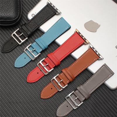 China Fanshion Fashion Mens Designer Belt Watch Strap Charm Leather Watch Band For Apple Watch Bands Strap 38 40 42 44mm for sale