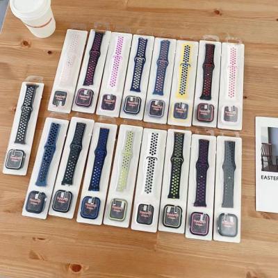 China Shockproof With Case Cover Watch Band Silicone Protector Bumper Watch Band For Apple iwatch 38mm 40mm 42mm 44mm Strap Watch Bands for sale