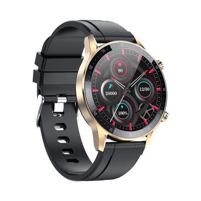 China LW08 Full Round Touch Screen TFT Silicone Gel IP68 Men Sports Smart Watches for sale