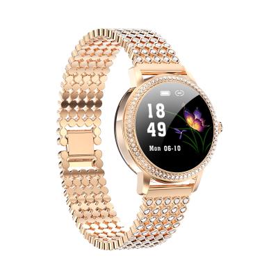 China 2020 New Touch Screen Ladies Watch Band Smart Watch Steel Fitness Tracker Product For Sport for sale