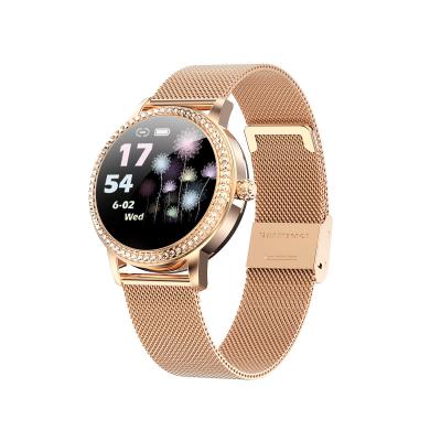 China Factory Unique 2020 Touch Screen Ladies Fitness Watch Ladies Watch Fitness Sports Watch With Stainless Steel Band for sale