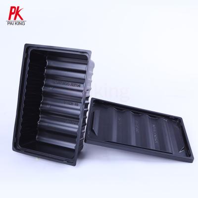 China Recycled Materials Customized Plastic Packaging Macaron Box Food Blister Packaging for sale