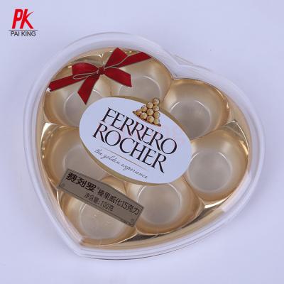 China Recycled Plastic Materials Chocolate Box Blister PVC Blister Blister Cap for sale