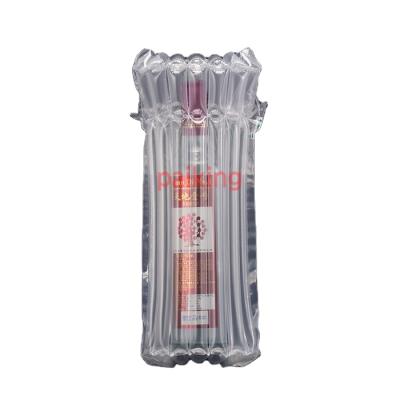 China Environmentally Protective Packaging Material Air Column Bags Plastic Packaging Cushioning Transparent String Bag Customize Wrap Wine Bottle for sale