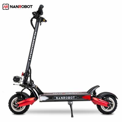 China NANROBOT LS7+ Unisex 120 km/h 2 Wheel Folding Dual Motor Fast Electric Scooter for sale