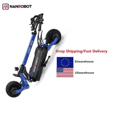 China Nanrobot Unisex OIL Brake 10 Inch Heavy Load Two Wheel Cheap Dual Motor Electric Scooter From Eu Warehouse for sale