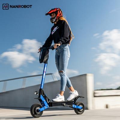 China NANROBOT OIL Brake Transportation Price 2000w Unisex Powerful 2 Wheel Folding Fast Electric Scooter for sale