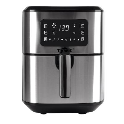 China Wholesale Household Factory Price TYWIT Technology Cooks Food Fast 6.5 Liter Smart Air Fryer for sale